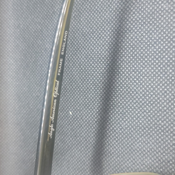 Anglo American Optical Eyeglasses Mod Fitz 2 46-21 GROO. Frame England - Picture 4 of 4